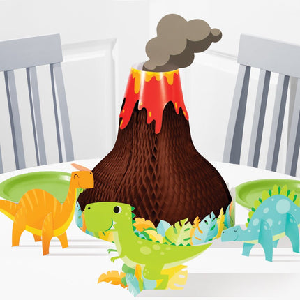 Dino Tafeldecoratie 4 delig van Creative Converting koop je bij Partywinkel