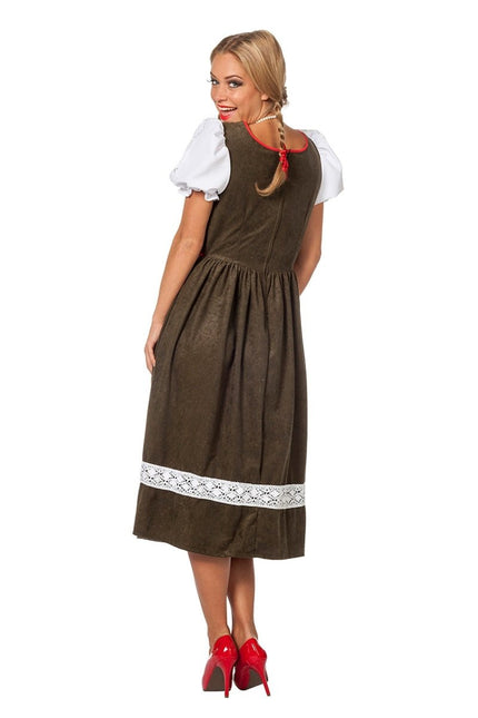 Dirndl Jurk Oktoberfest Lang Groen van Wilbers & Wilbers koop je bij Partywinkel