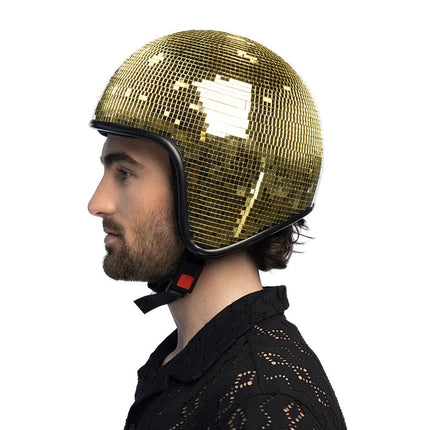 Disco 70S Helm Goud van Boland koop je bij Partywinkel