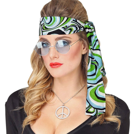 Disco 70S Hoofdband Groen van Widmann koop je bij Partywinkel