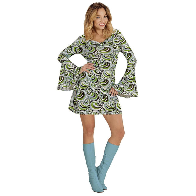 Disco 70S Jurk Dames van Widmann koop je bij Partywinkel