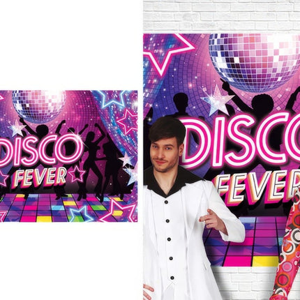 Disco 70S Wanddecoratie 2,2m van Fiestas Guirca koop je bij Partywinkel