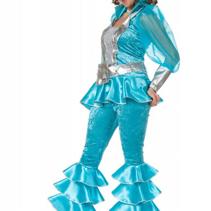 Disco Pak Blauw Dames van Wilbers & Wilbers koop je bij Partywinkel