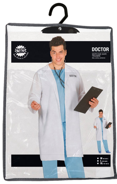 Dokter Kostuum Wit Heren van Fiestas Guirca koop je bij Partywinkel