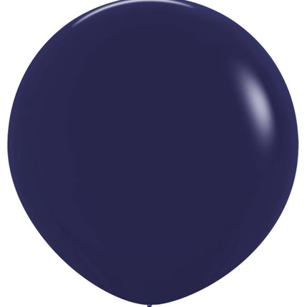 Donkerblauwe Ballonnen 91cm 2st van Sempertex koop je bij Partywinkel