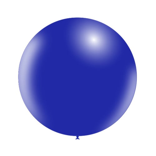 Donkerblauwe Reuze Ballon 60cm - Partywinkel - 8436540877093