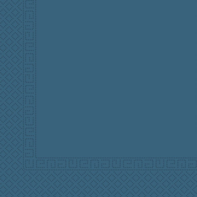 Donkerblauwe Servetten 33cm 20st van Procos koop je bij Partywinkel