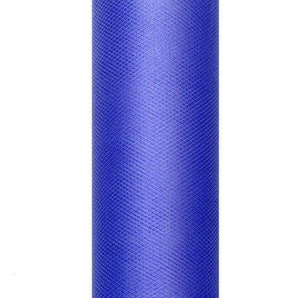 Donkerblauwe Tule Rol 15cm 9m van Partydeco koop je bij Partywinkel
