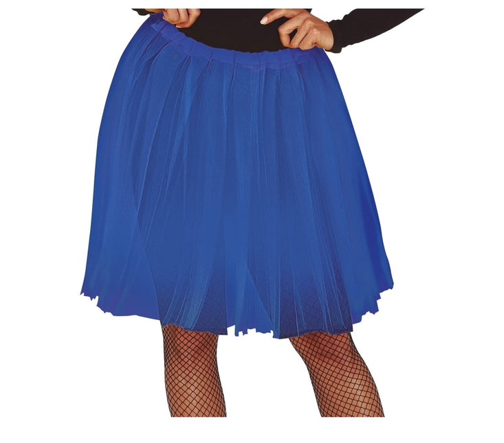 Donkerblauwe Tutu Dames 60cm van Fiestas Guirca koop je bij Partywinkel