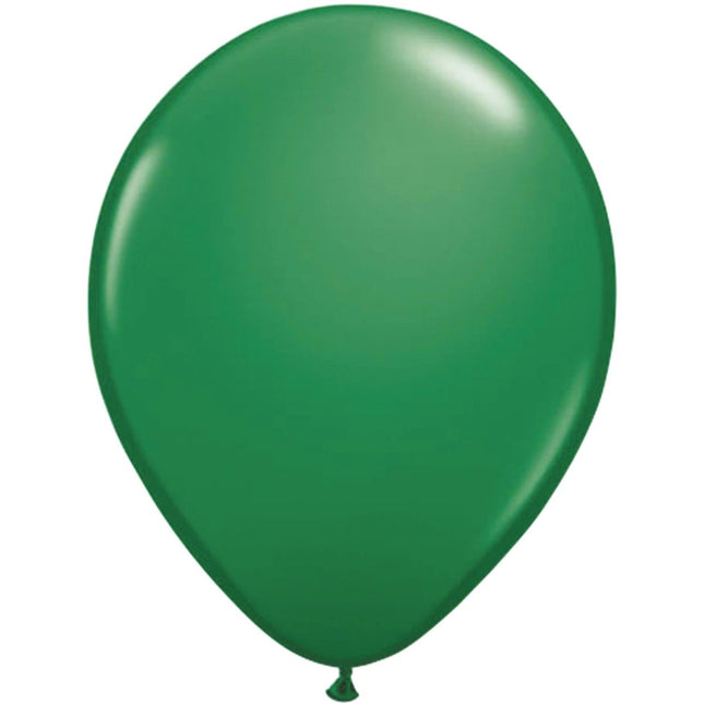 Donkergroene Metallic Ballonnen 30cm - 10 stuks van Folat koop je bij Partywinkel