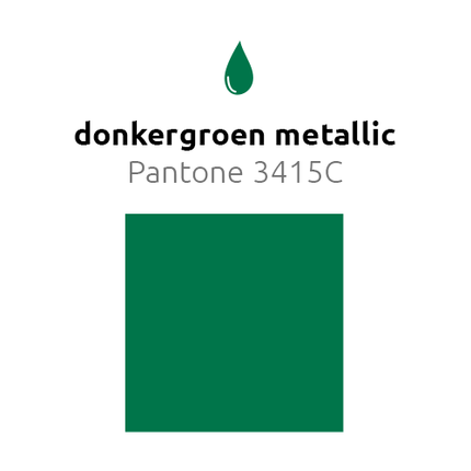 Donkergroene Reuze Ballon Metallic 60cm van Balloonia koop je bij Partywinkel