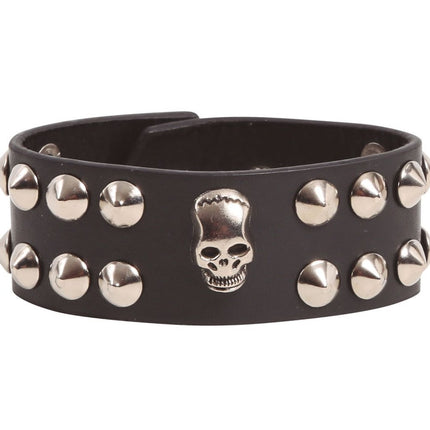 Doodshoofd Armband Zwart van Fiestas Guirca koop je bij Partywinkel