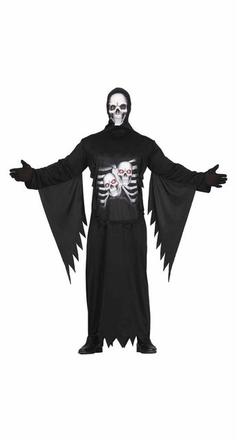 Doodshoofd Halloween Kostuum Heren L van Fiestas Guirca koop je bij Partywinkel