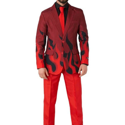 Duivel Kostuum Heren Rood 3-delig van OppoSuits koop je bij Partywinkel