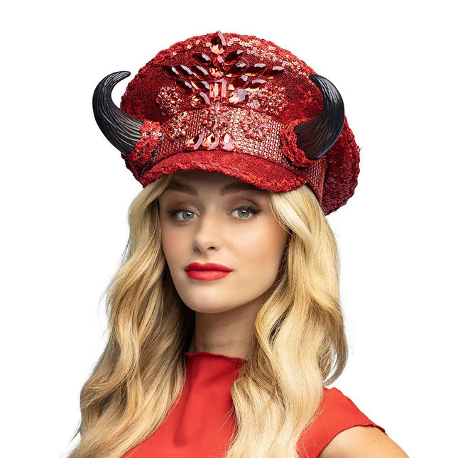 Duivel Pet Rood Glitter van Boland koop je bij Partywinkel