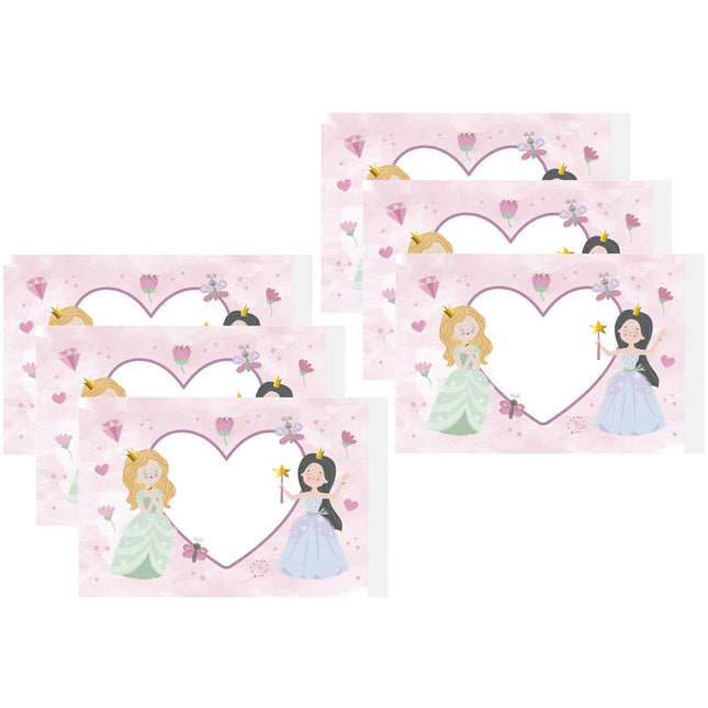 Pegatinas Princesas Burbuja Soplador 6pcs