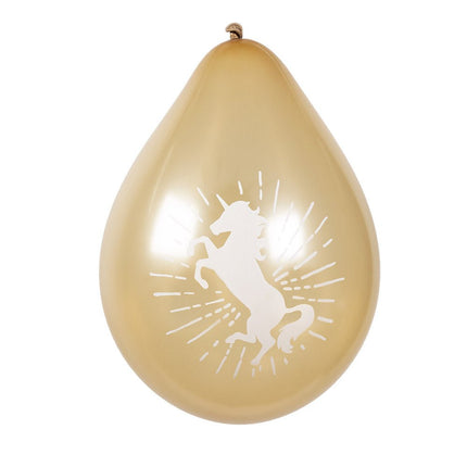 Eenhoorn Ballonnen 25cm 6st van Boland koop je bij Partywinkel
