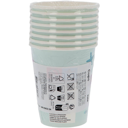 Vasos Sirena 250ml 8uds.