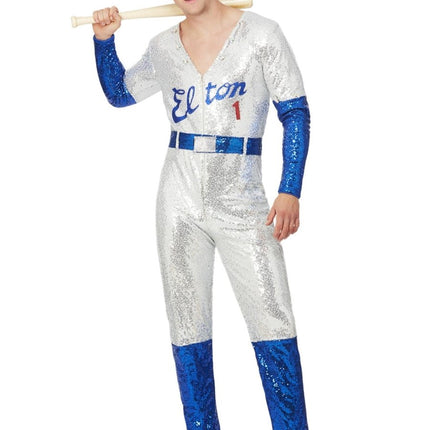 Elton John Deluxe Sequin Baseball Heren van Smiffys koop je bij Partywinkel