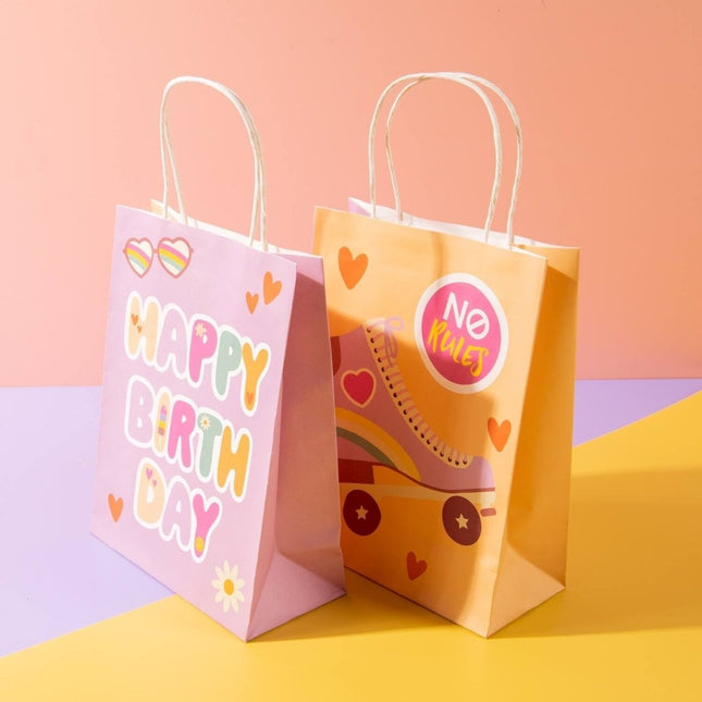 Emoij Uitdeeltasjes 27cm 6st van Folat koop je bij Partywinkel