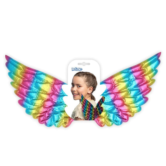 Engel Vleugels Regenboog 45cm - Partywinkel - 8712026529435