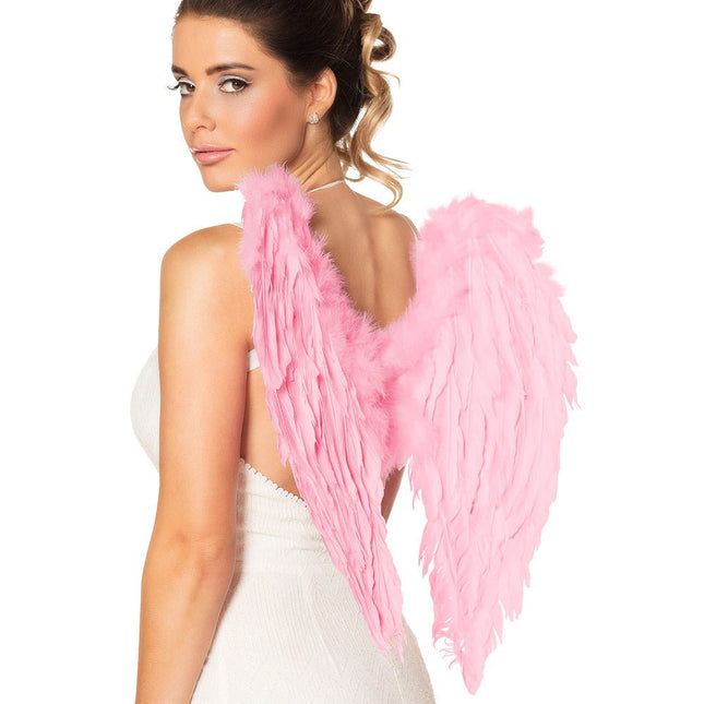 Engelen Vleugels Lichtroze 50cm - Partywinkel - 8712026528254