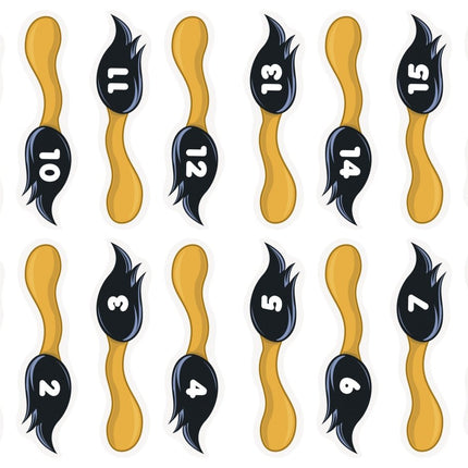 Ezeltje - Prik Spel 48,3cm 15 delig van Unique koop je bij Partywinkel