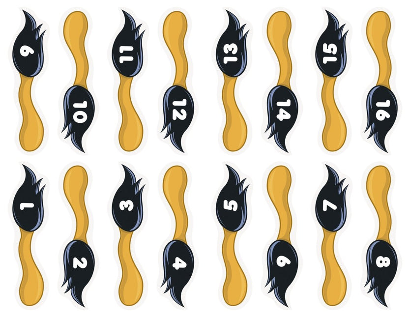 Ezeltje - Prik Spel 48,3cm 15 delig van Unique koop je bij Partywinkel