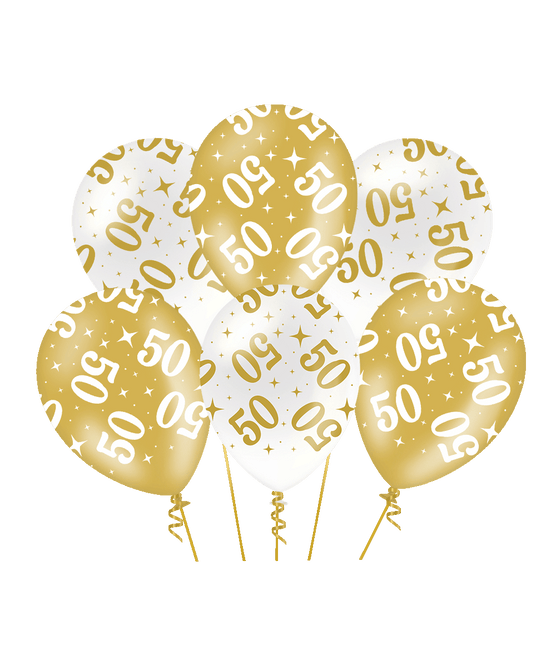 Fancy party latex ballonnen - 50 van Paper Dreams koop je bij Partywinkel
