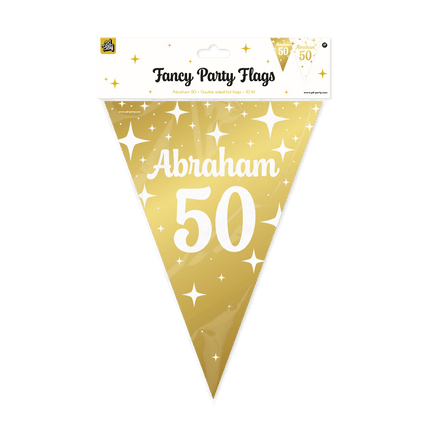 Fancy party Vlaggenlijn folie - Abraham 50 van Paper Dreams koop je bij Partywinkel