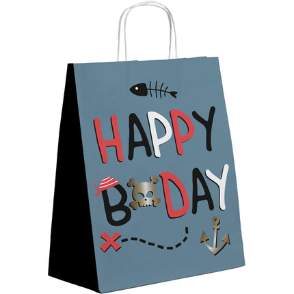 Bolsas Fiesta Pirata 27cm 6uds