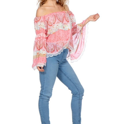 Festival Blouse Dames Roze van Wilbers & Wilbers koop je bij Partywinkel