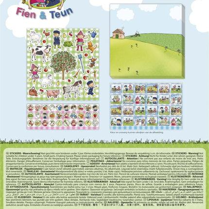 Fien En Teun Stickers 3 Vellen - Partywinkel - 8714274192041