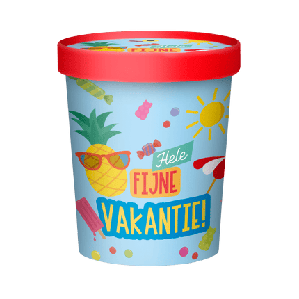 Fijne Vakantie Snoepbakje 14cm - Partywinkel - 8716764235023