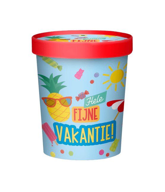 Fijne Vakantie Snoepbakje 14cm - Partywinkel - 8716764235023