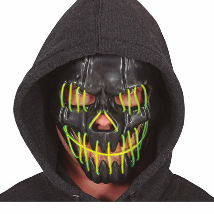 Máscara de Halloween Sonriendo con Luz
