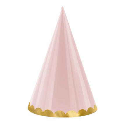 Sombreros de Fiesta de Colores Pastel 16cm 6pcs