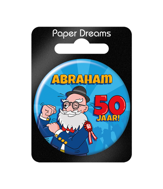 Botón Abraham 50 Años 5,5cm