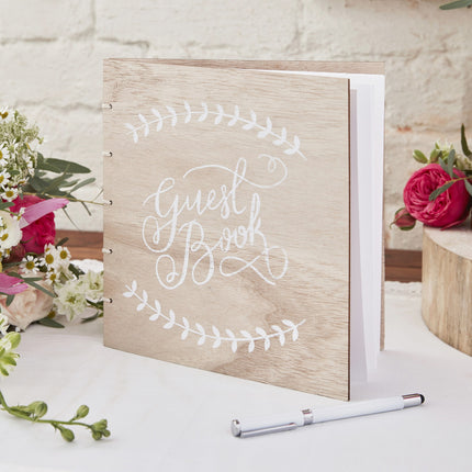 Libro de visitas Madera 21,5cm