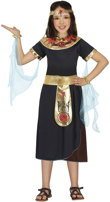 Disfraz de Cleopatra Negra Niña