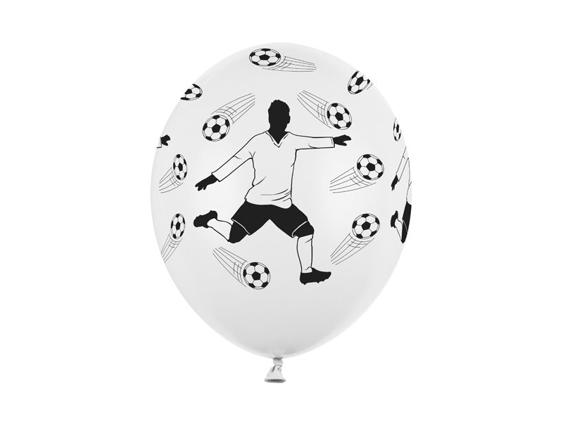 Globos Fútbol 30cm 6pcs