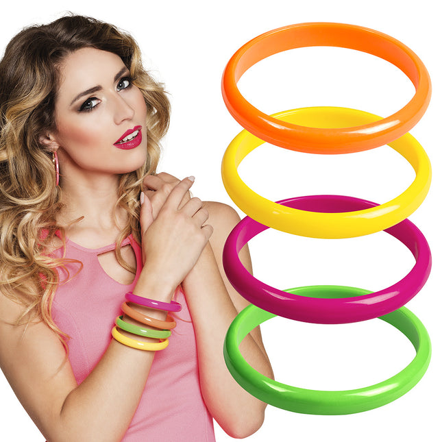Pulseras de colores 4uds.