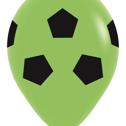 Globos Fútbol Mix 30cm 25pcs