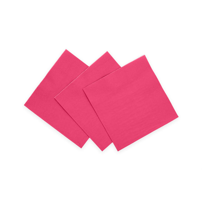 Servilletas Fucsia 3 Capas 24cm 20pcs