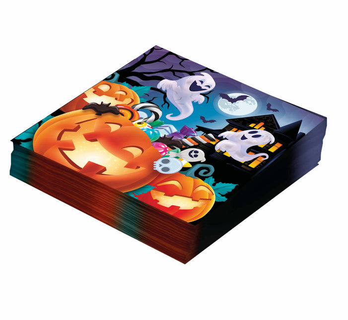 Servilletas de Halloween Calabazas 33cm