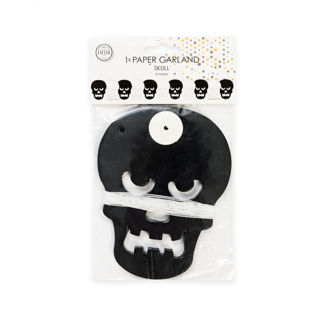 Calavera de guirnalda 4m