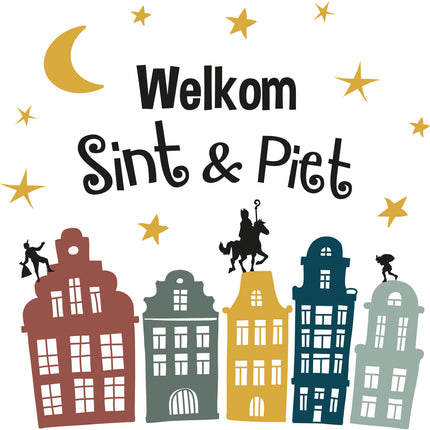 Pegatinas para ventanas Welcome Saint y Pete 5pcs