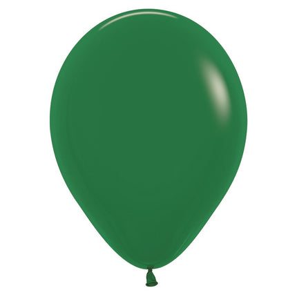 Globos Verde Bosque 23cm 50pcs