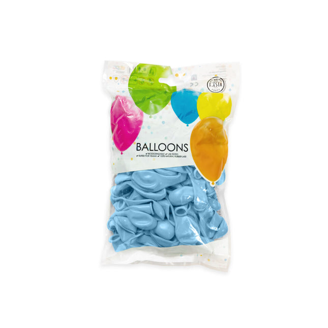 Globos Azul Claro 13cm 100pcs