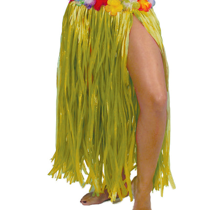Falda Hawai Amarillo 75cm